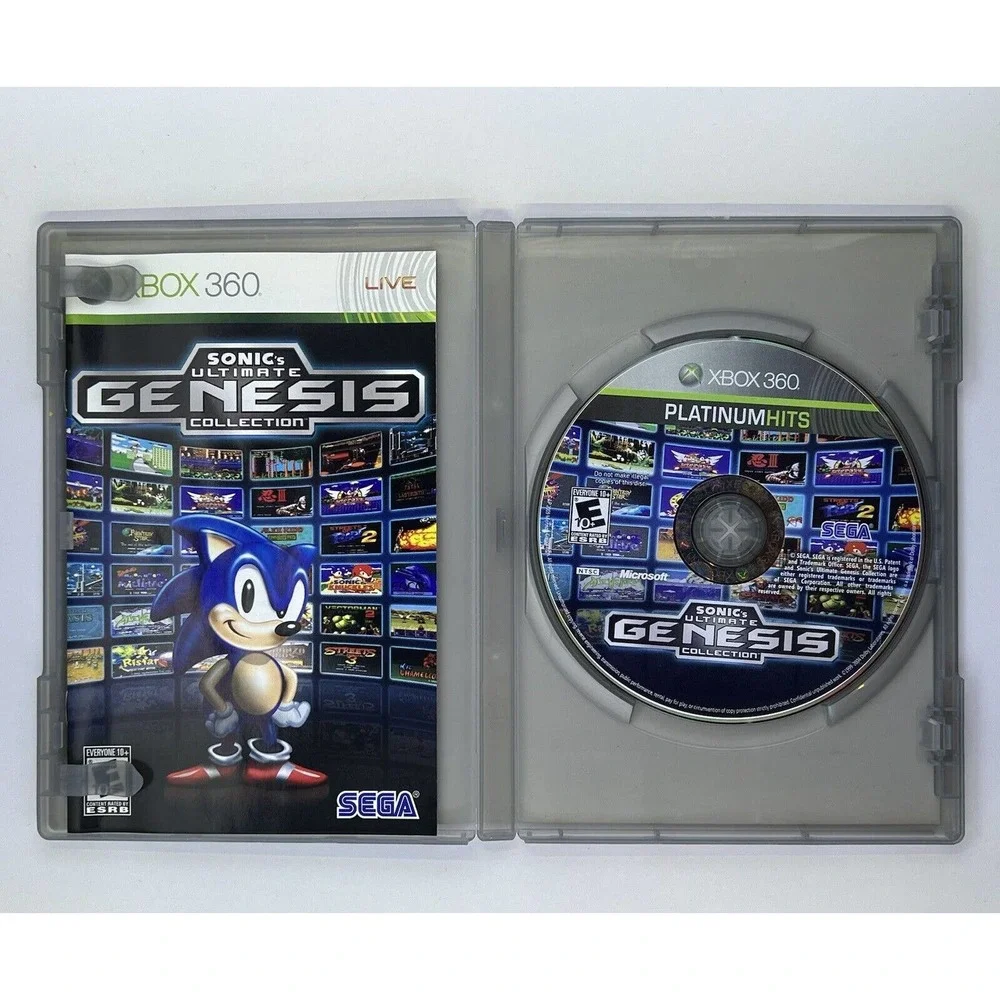 Xbox 360 Sonic's Ultimate Genesis Collection Microsoft CIB fast ship